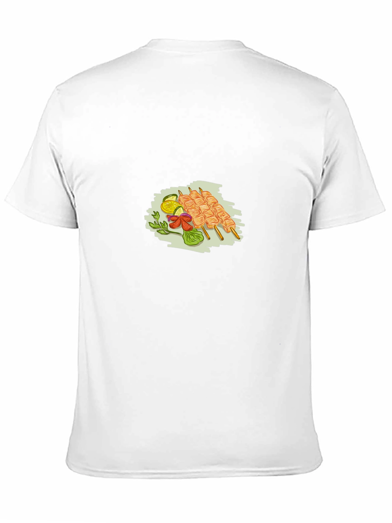 Unique Foodie T-Shirt: Skewers Design