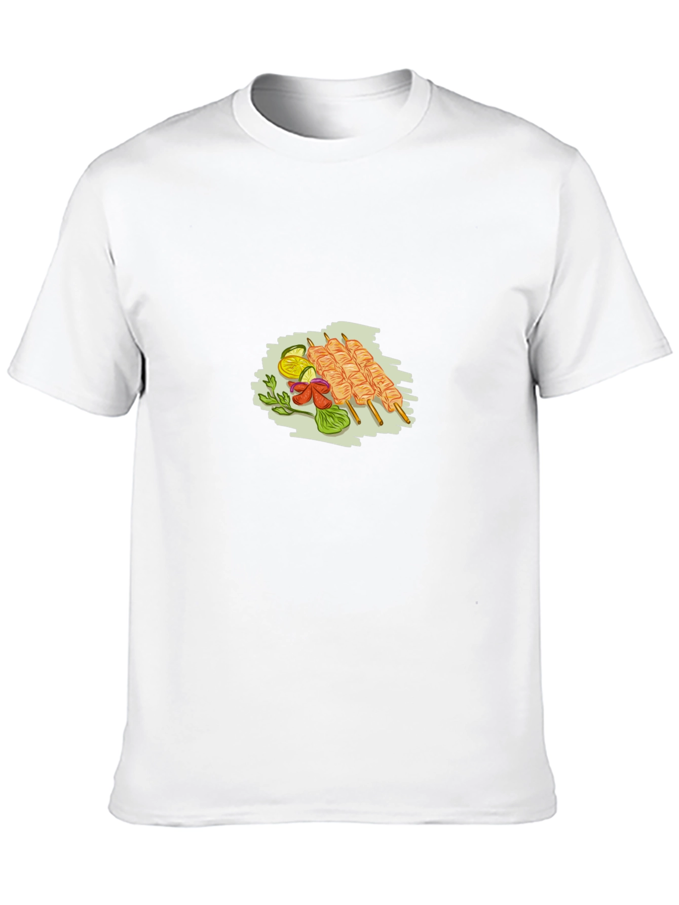 Unique Foodie T-Shirt: Skewers Design
