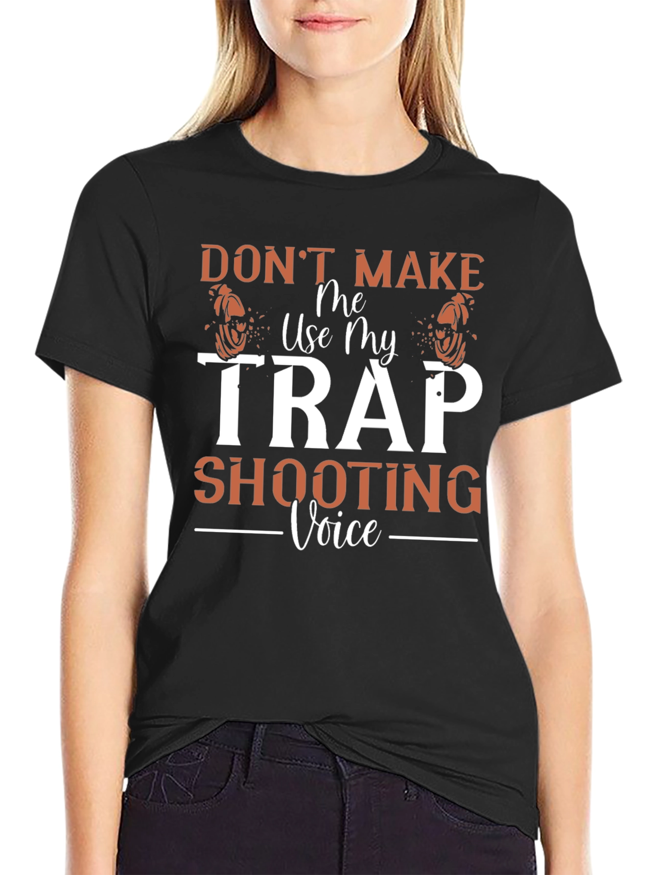 Trap Shooting Voice Graphic T-Shirt