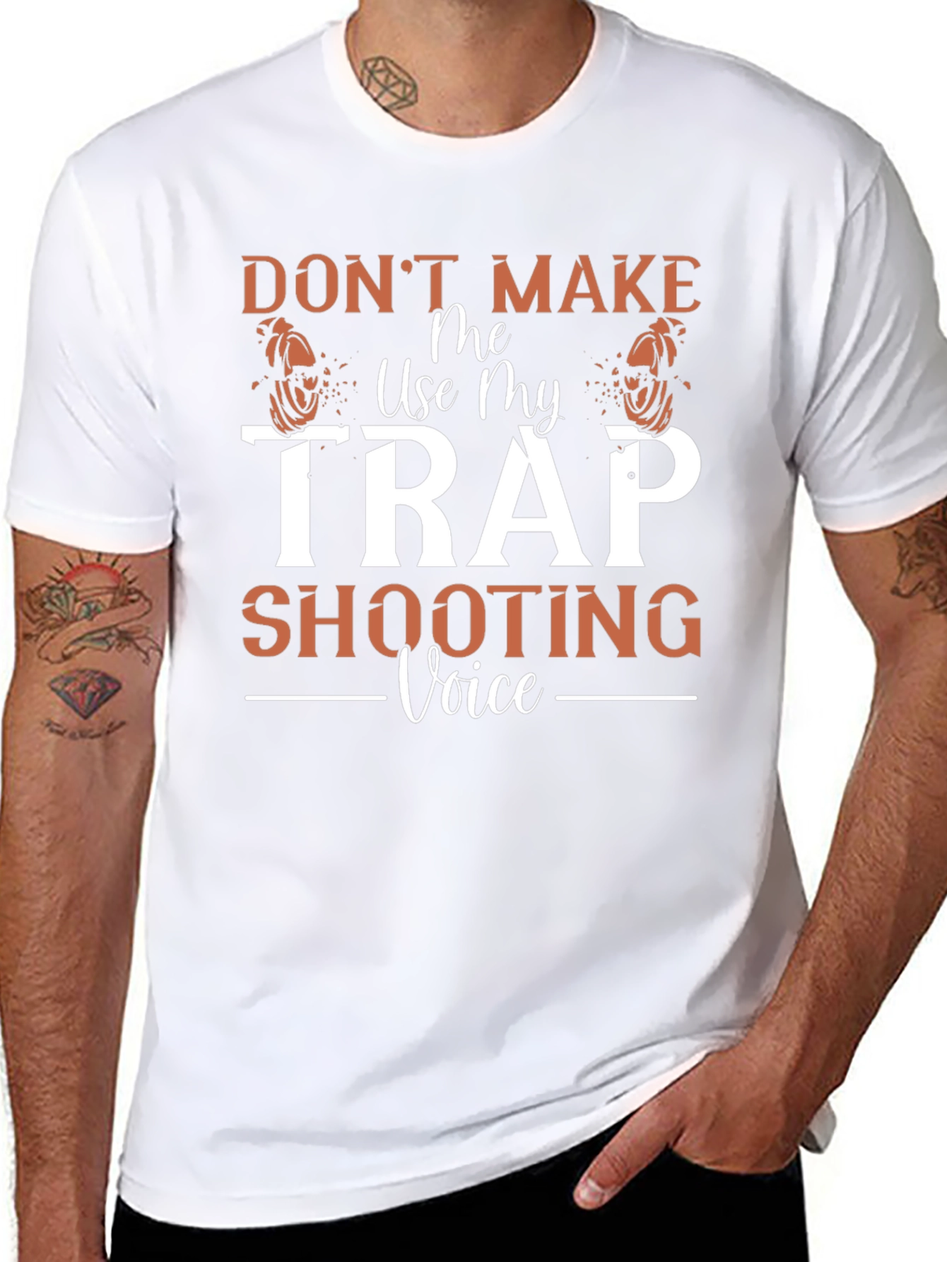 Trap Shooting Voice Graphic T-Shirt
