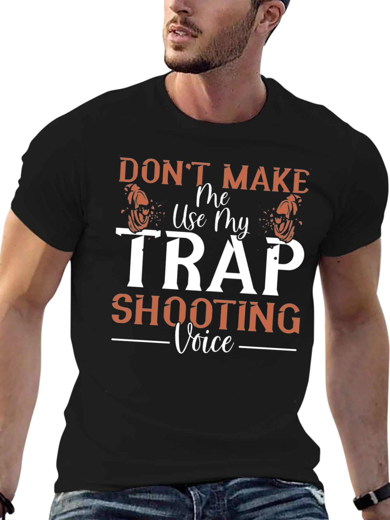 Trap Shooting Voice Graphic T-Shirt