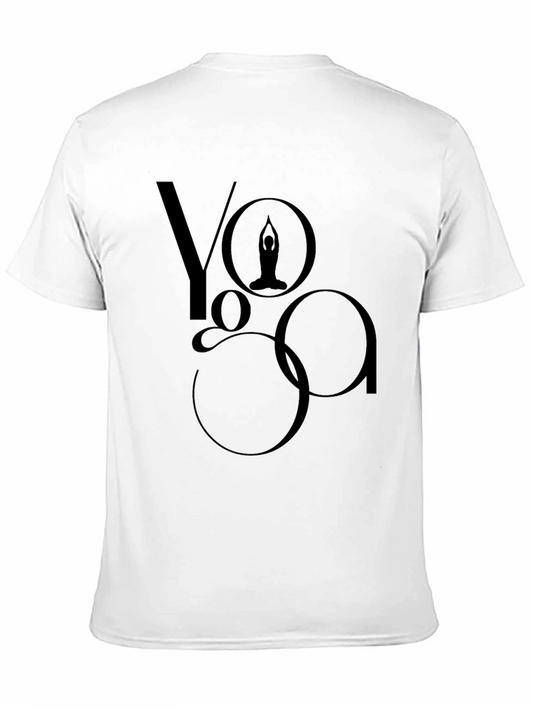 Yoga Pose Black Graphic Tee