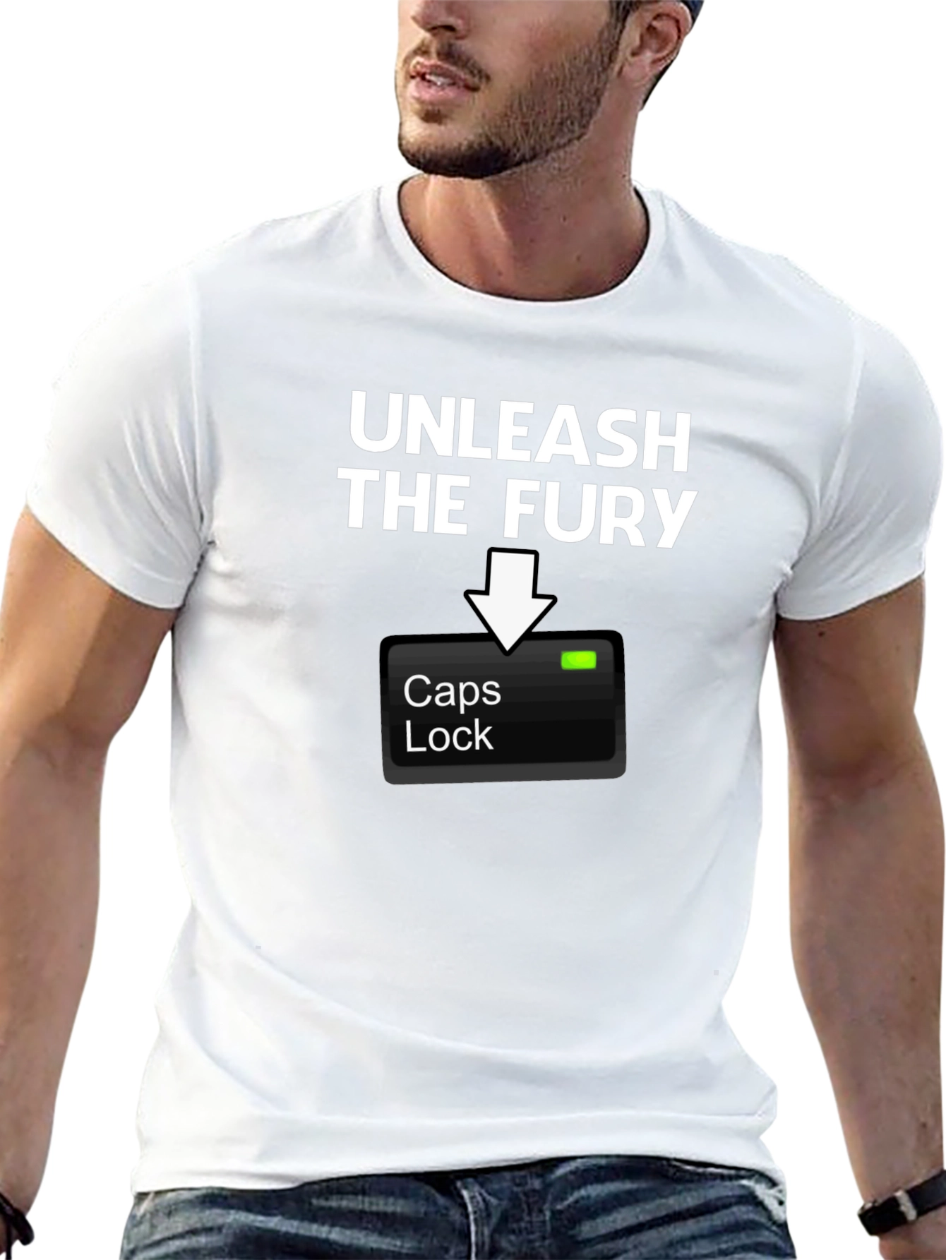 Unleash The Fury Caps Lock T-Shirt