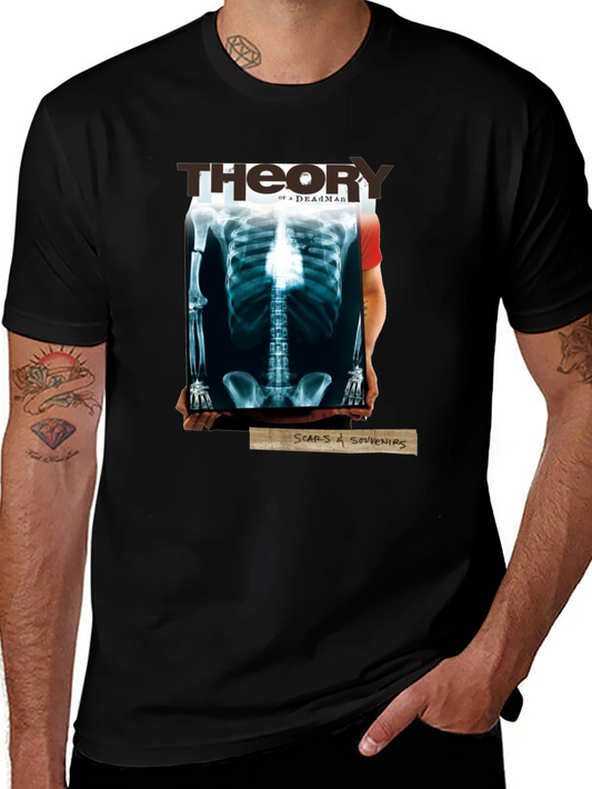 Theory of a Deadman Band T-Shirt - Scars & Souvenirs Album Cover