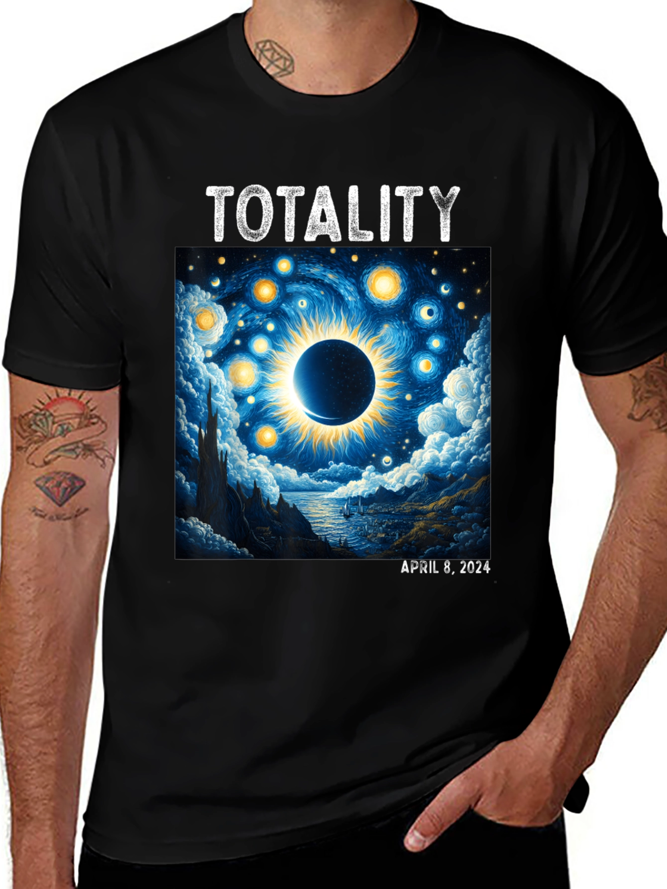 Totality April 8 2024 Eclipse T-Shirt
