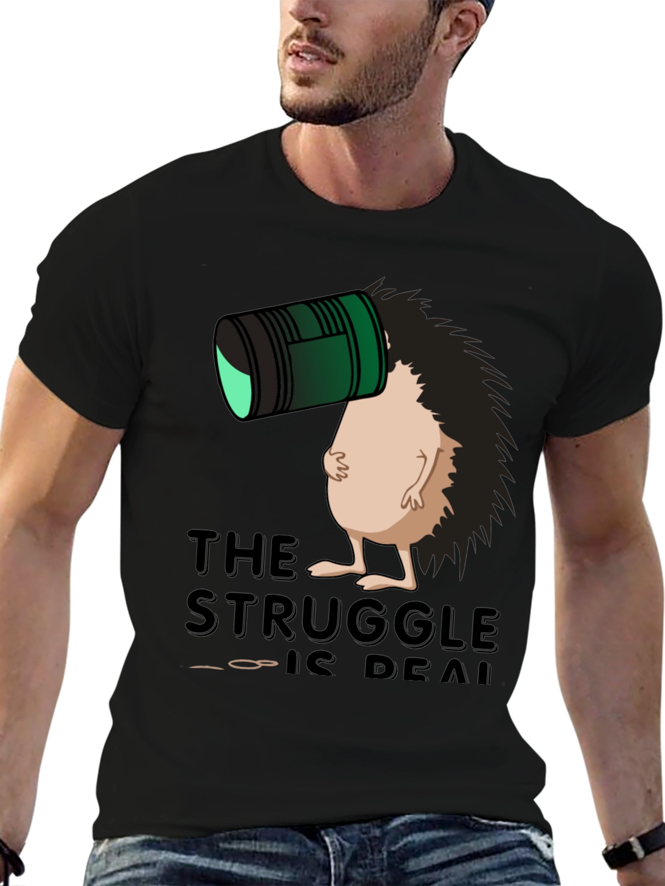 The Struggle Is Real Hedgehog T-Shirt