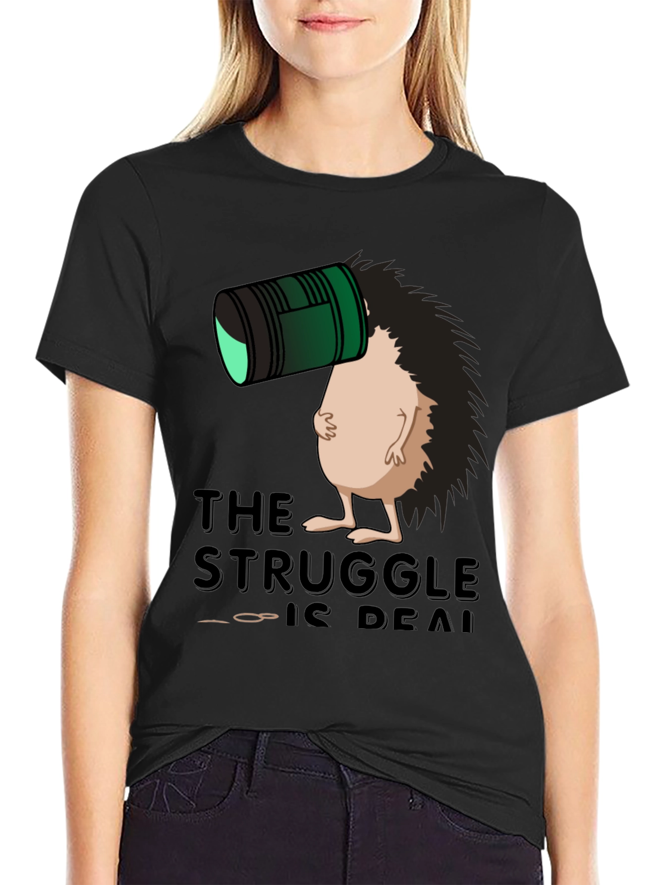 The Struggle Is Real Hedgehog T-Shirt