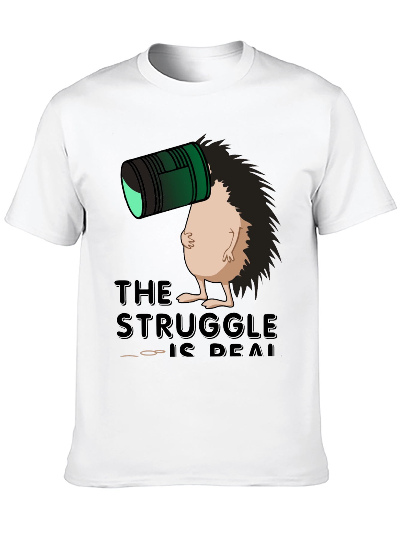 The Struggle Is Real Hedgehog T-Shirt