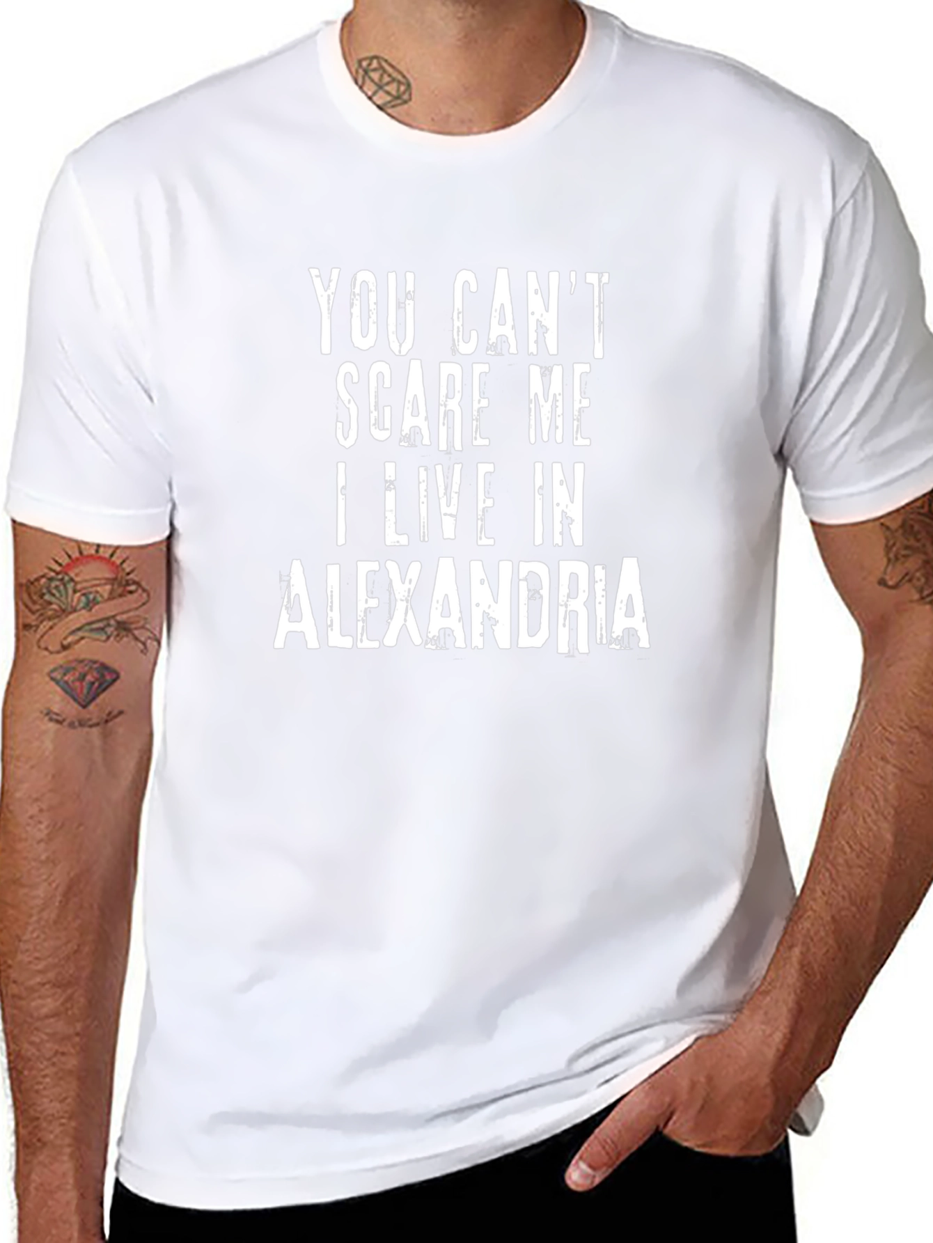 You Cant Scare Me I Live In Alexandria T-Shirt