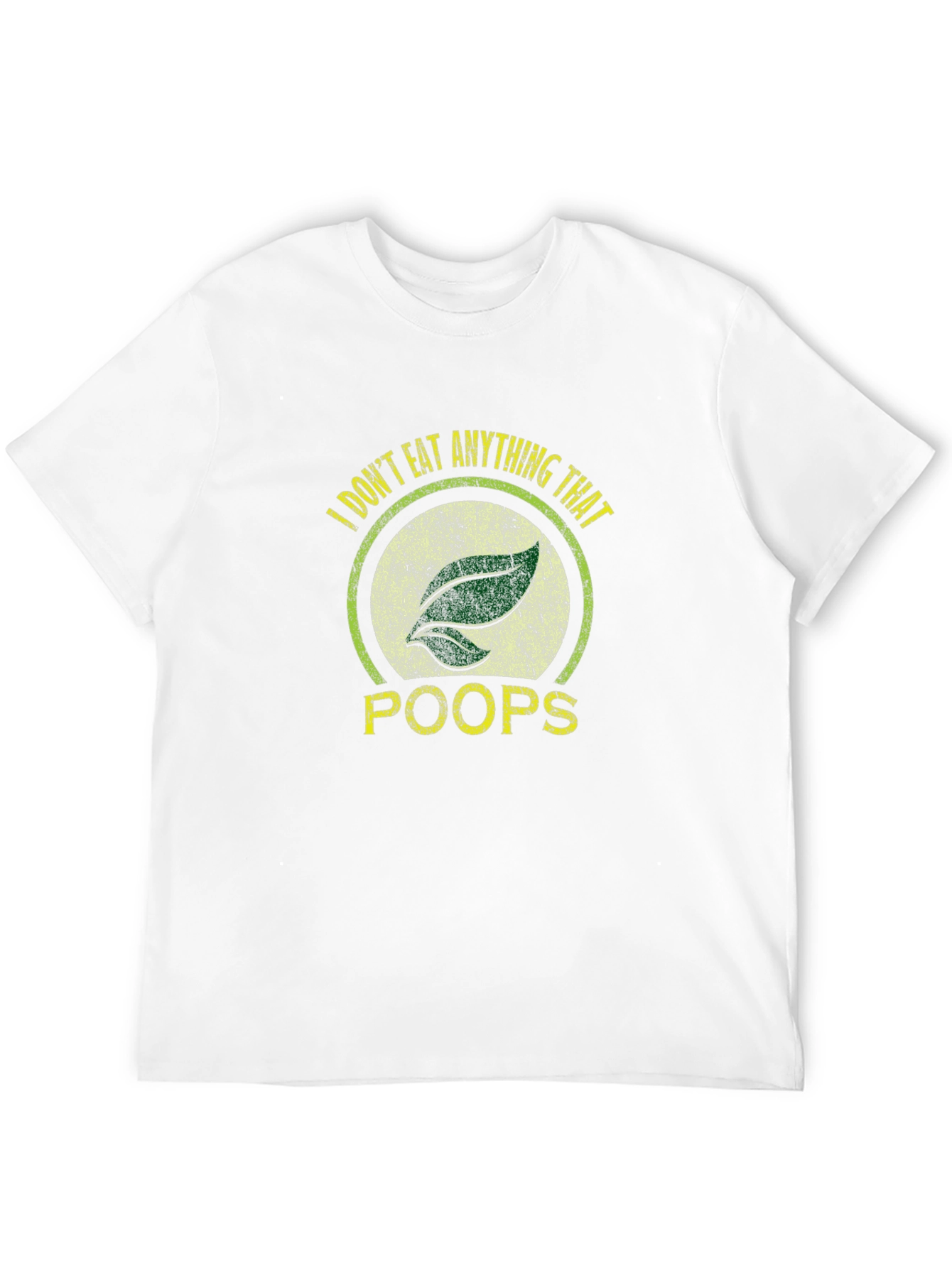 Vegan T-Shirt - I Dont Eat Anything That Poops