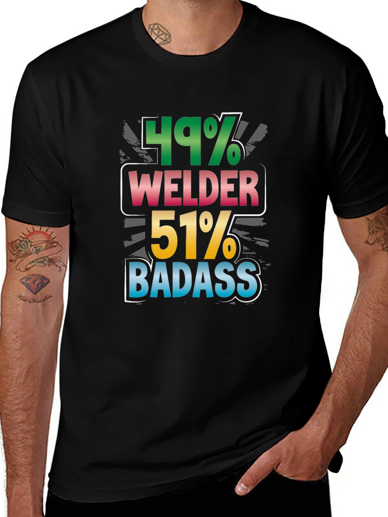 Welder Badass Graphic Tee