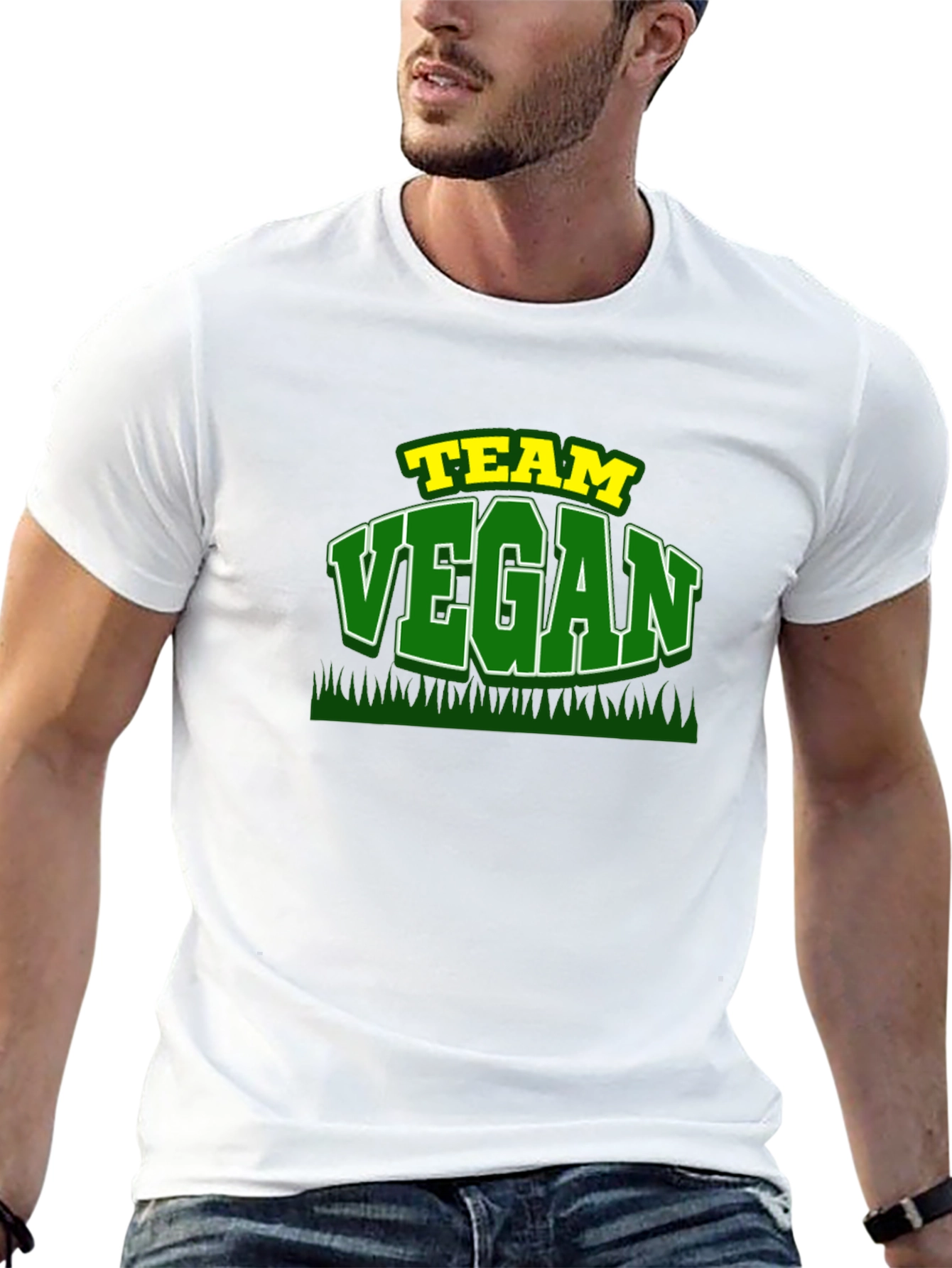 Team Vegan Graphic T-Shirt - Black