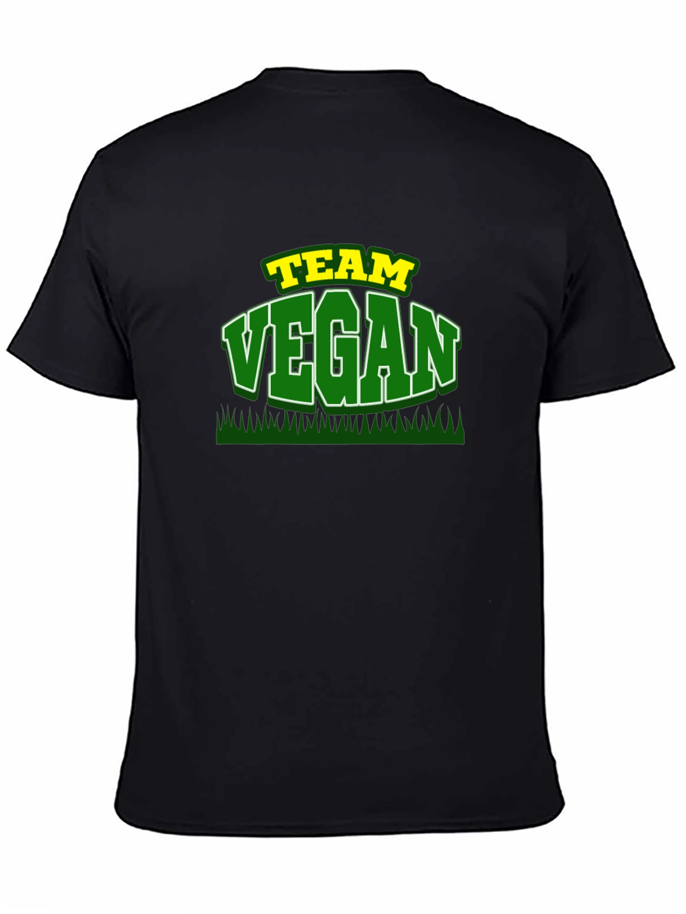 Team Vegan Graphic T-Shirt - Black