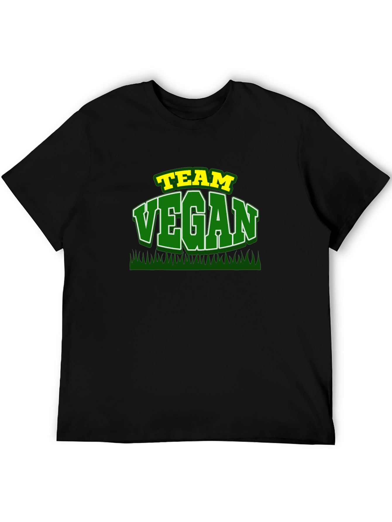 Team Vegan Graphic T-Shirt - Black