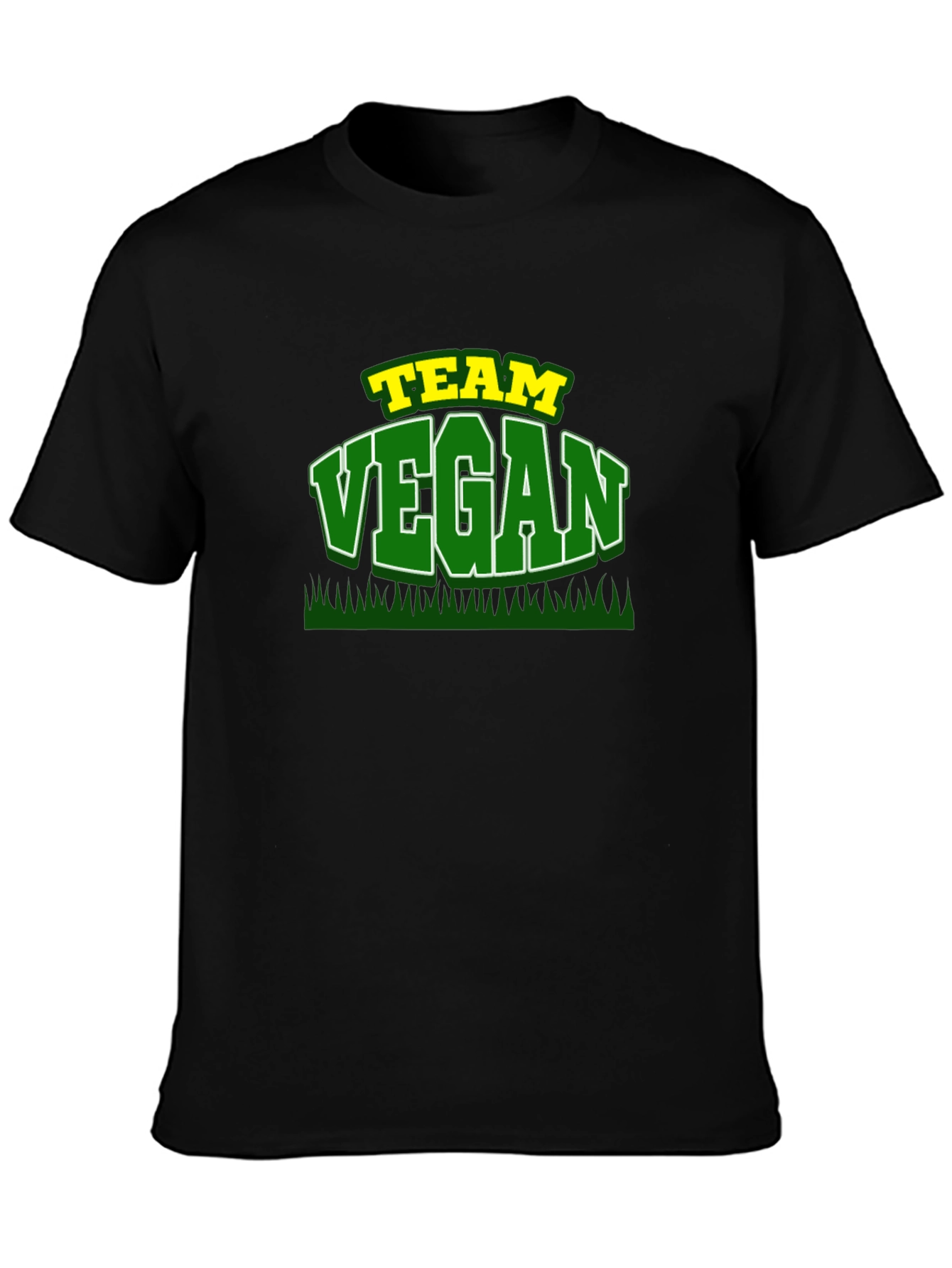 Team Vegan Graphic T-Shirt - Black