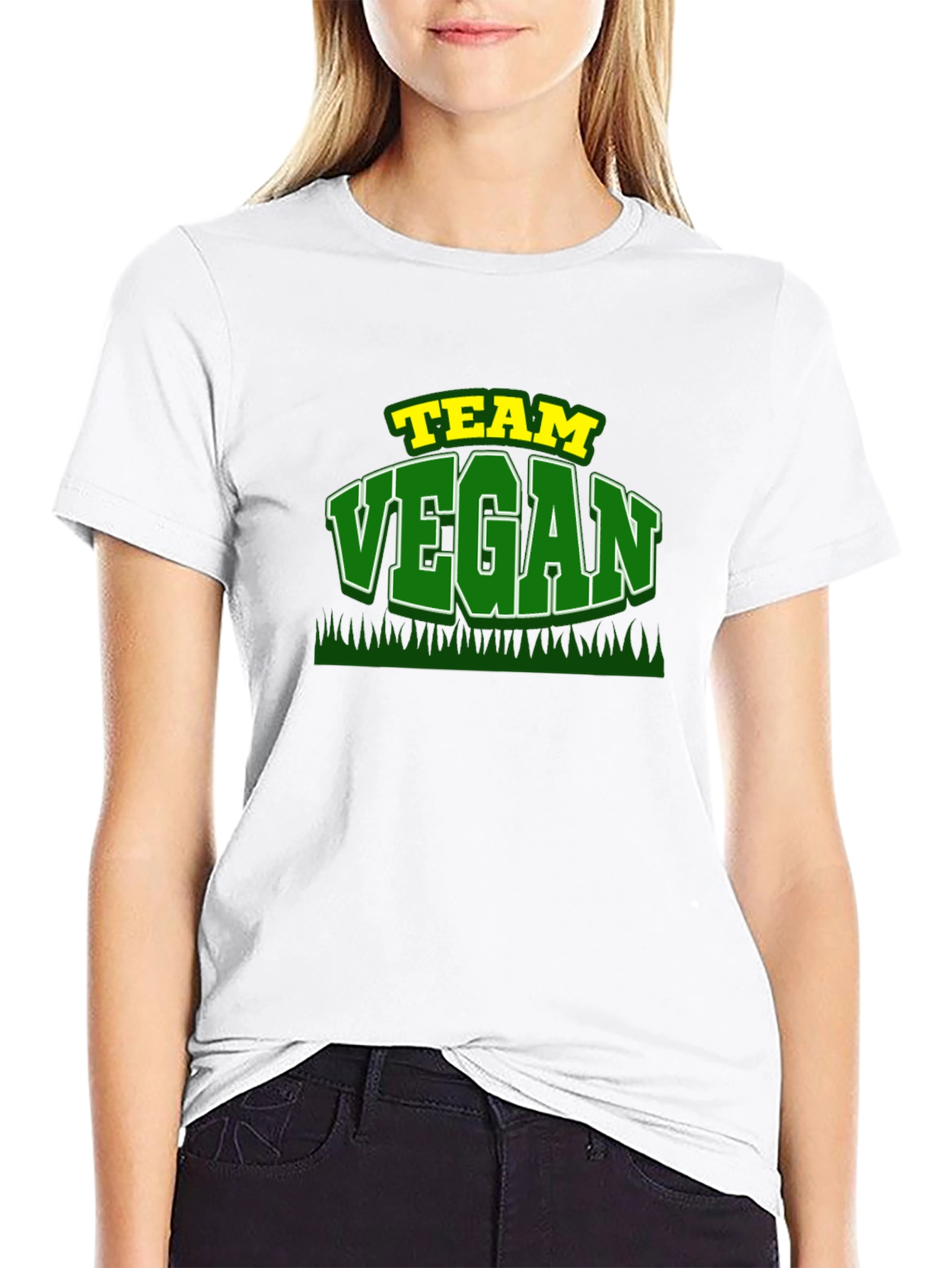 Team Vegan Graphic T-Shirt - Black
