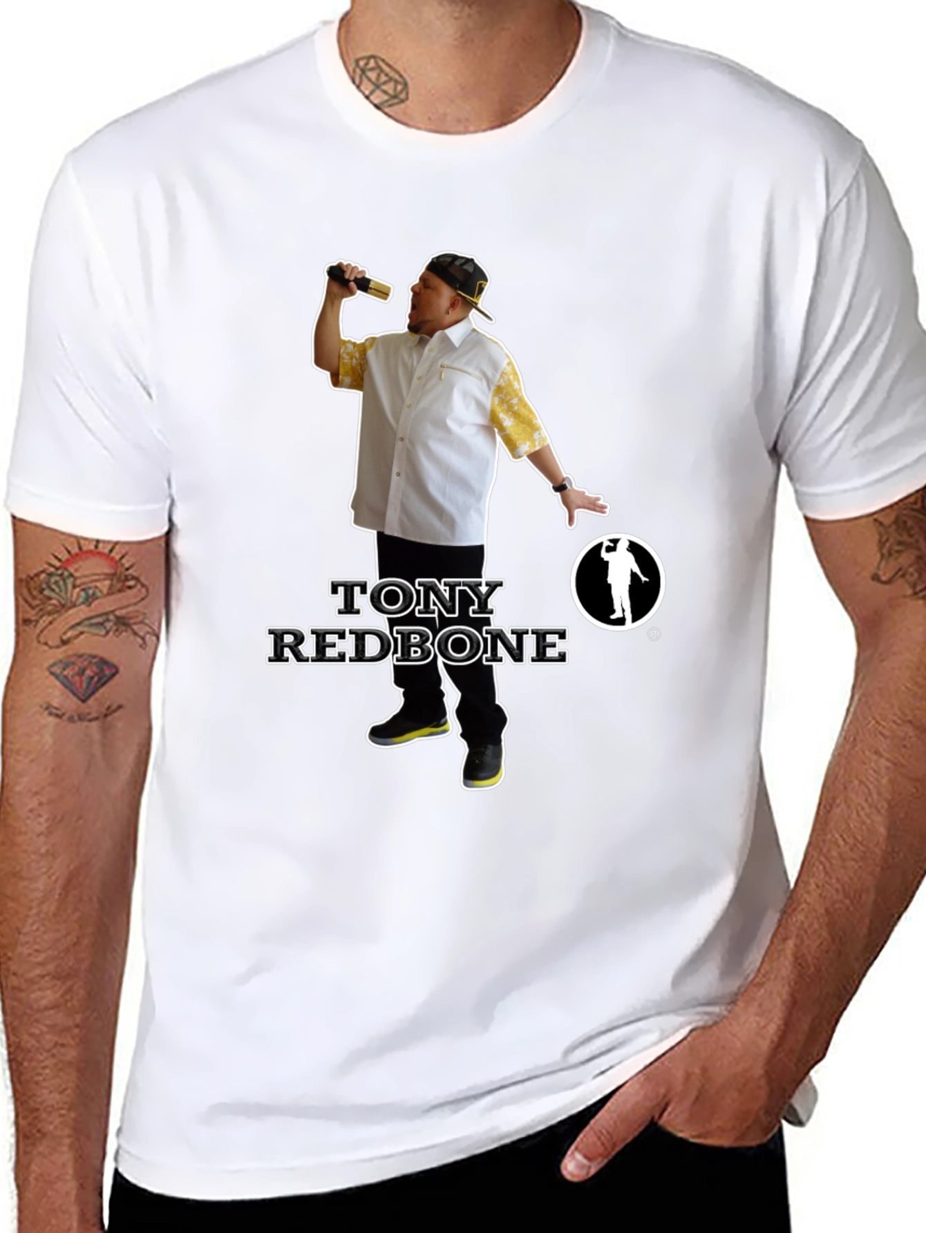 Tony Redbone Graphic T-Shirt - Black